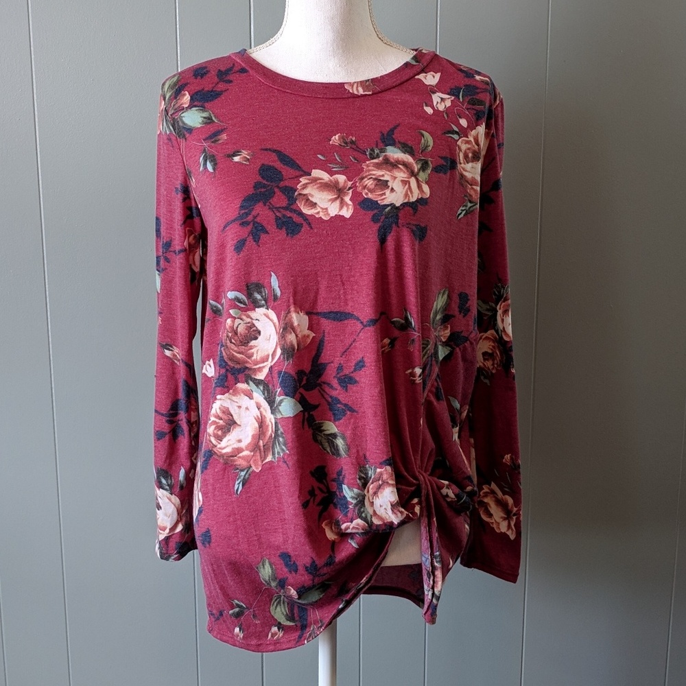 Long Sleeve Floral Top